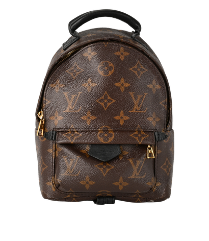 Mini Palm Springs, &pound;1,250, Handbags, Brown, Canvas, Front view